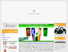 Tablet Screenshot of comune.capaci.pa.it